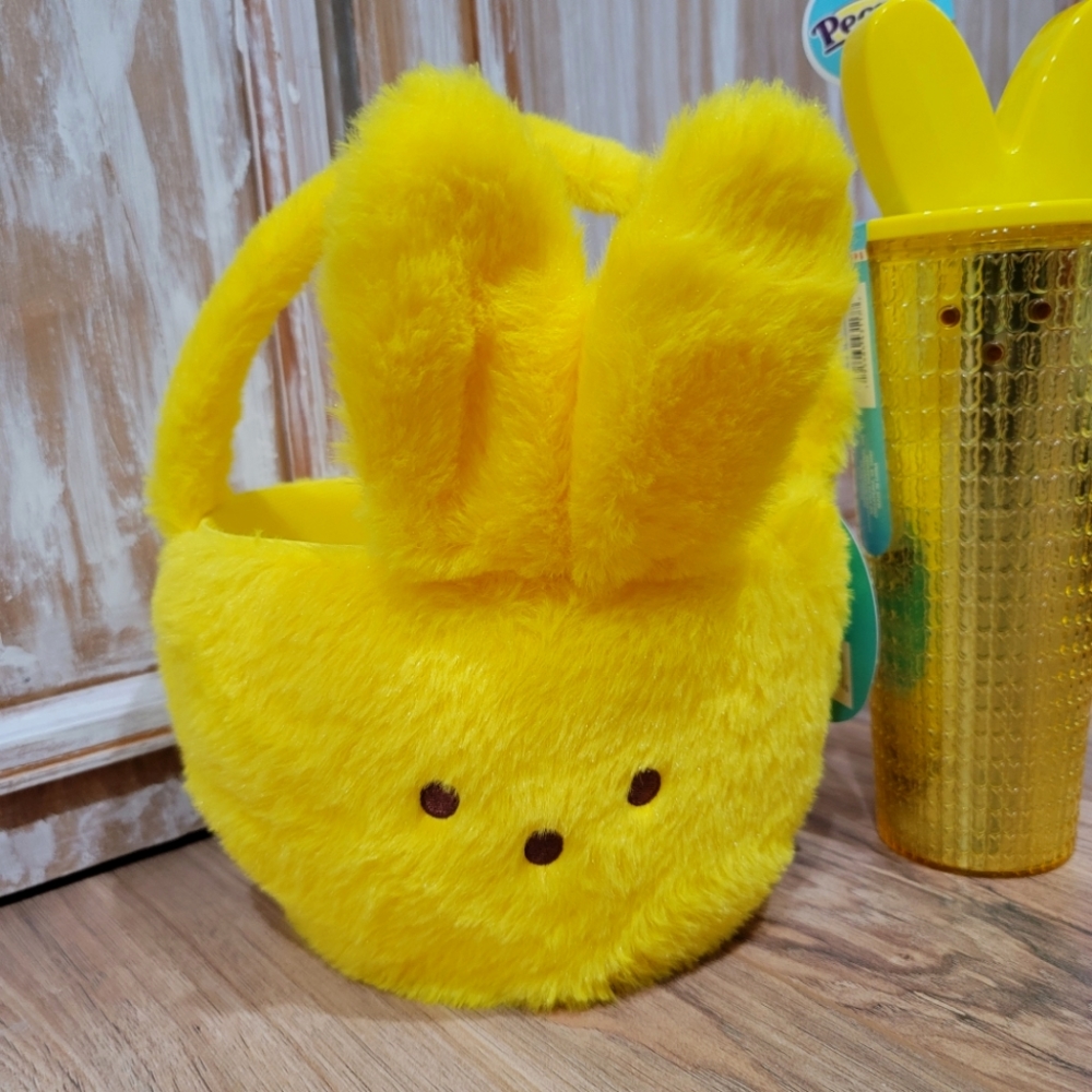 NWT PEEPS Treat Basket and Grid Tumbler Bundle - Picture 3 of 10